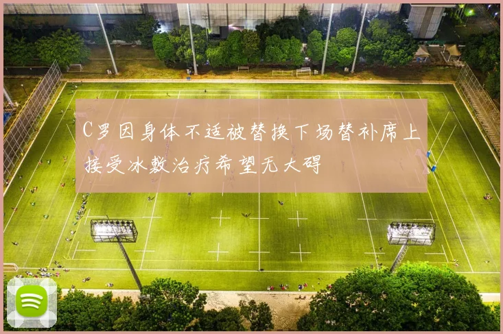 C罗因身体不适被替换下场替补席上接受冰敷治疗希望无大碍